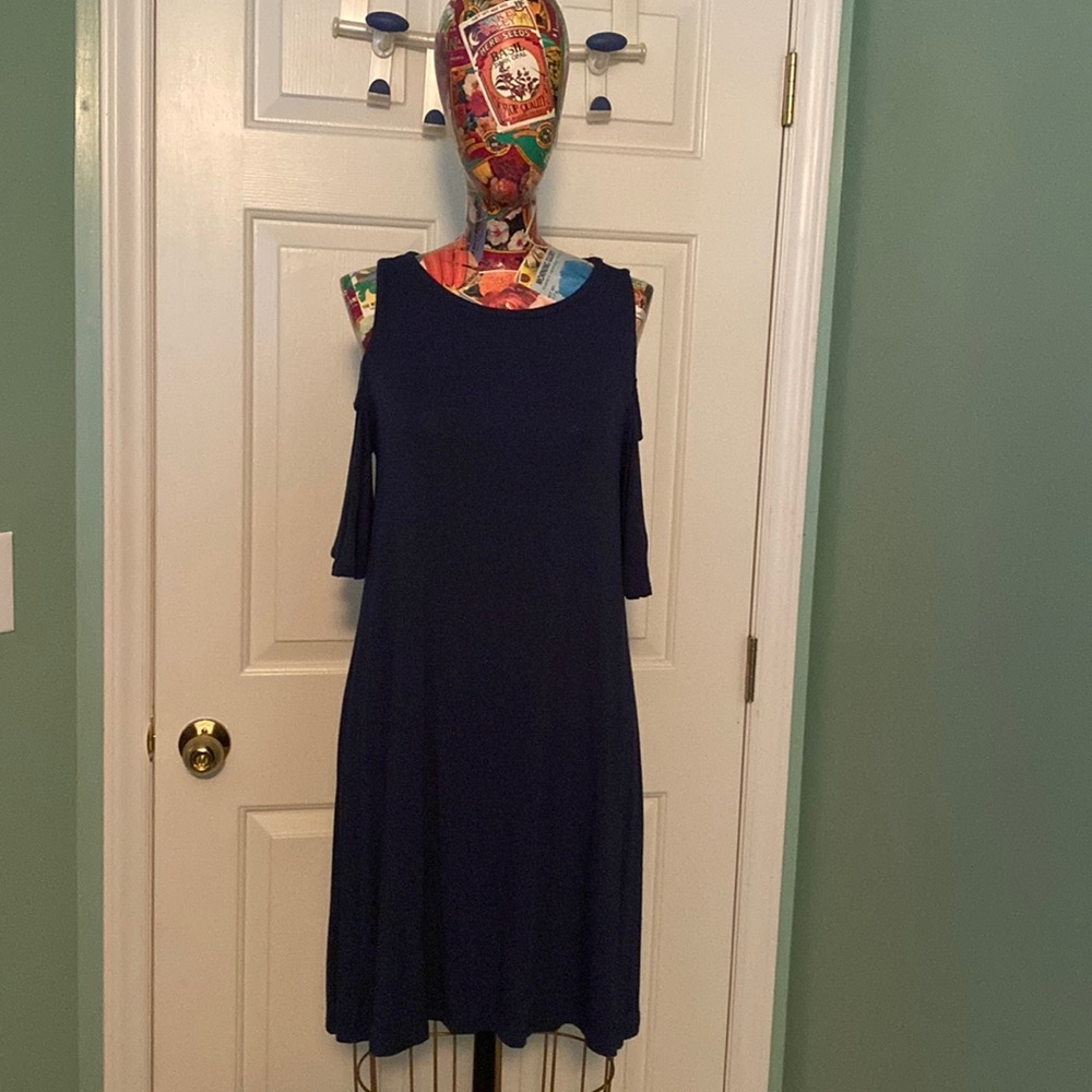 Cold shoulder dress